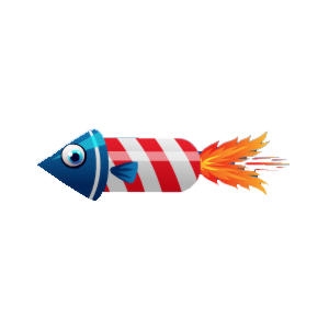 Liberty Firework Fish